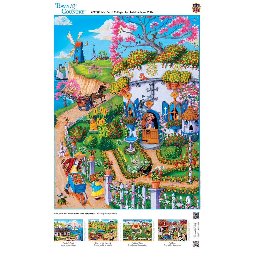 Town & Country - Ms. Potts' Cottage 300 Piece EZ Grip Jigsaw Puzzle (ONLINE ORDER ONLY)