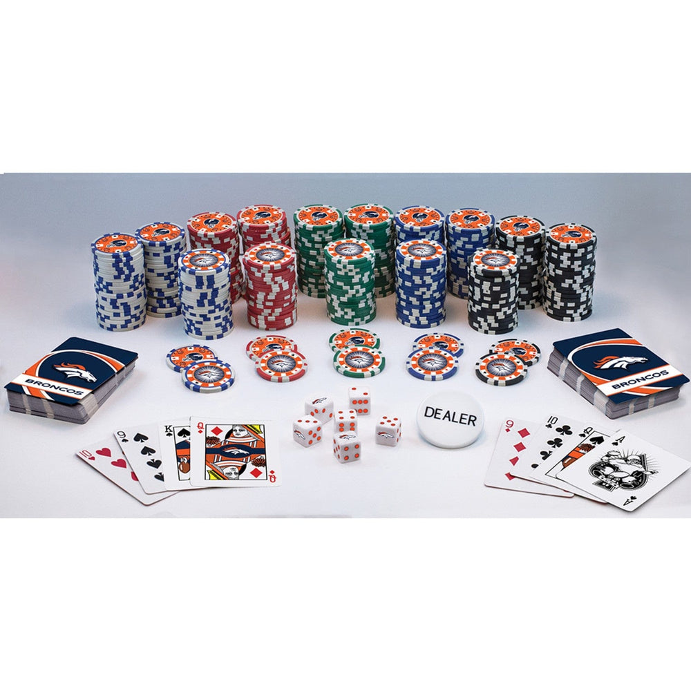 Denver Broncos 300 Piece Poker Set (ONLINE ORDER ONLY)