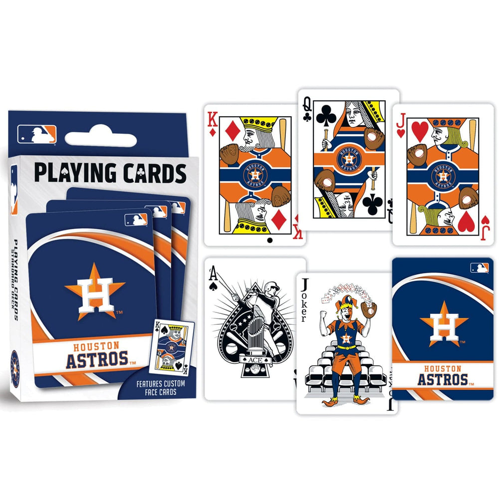 Houston Astros Playing Cards - 54 Card Deck (ONLINE ORDER ONLY)