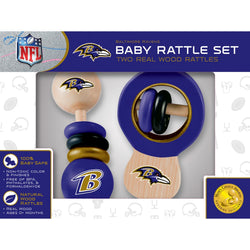 Baltimore Ravens - Baby Rattles 2-Pack (ONLINE ORDER ONLY)