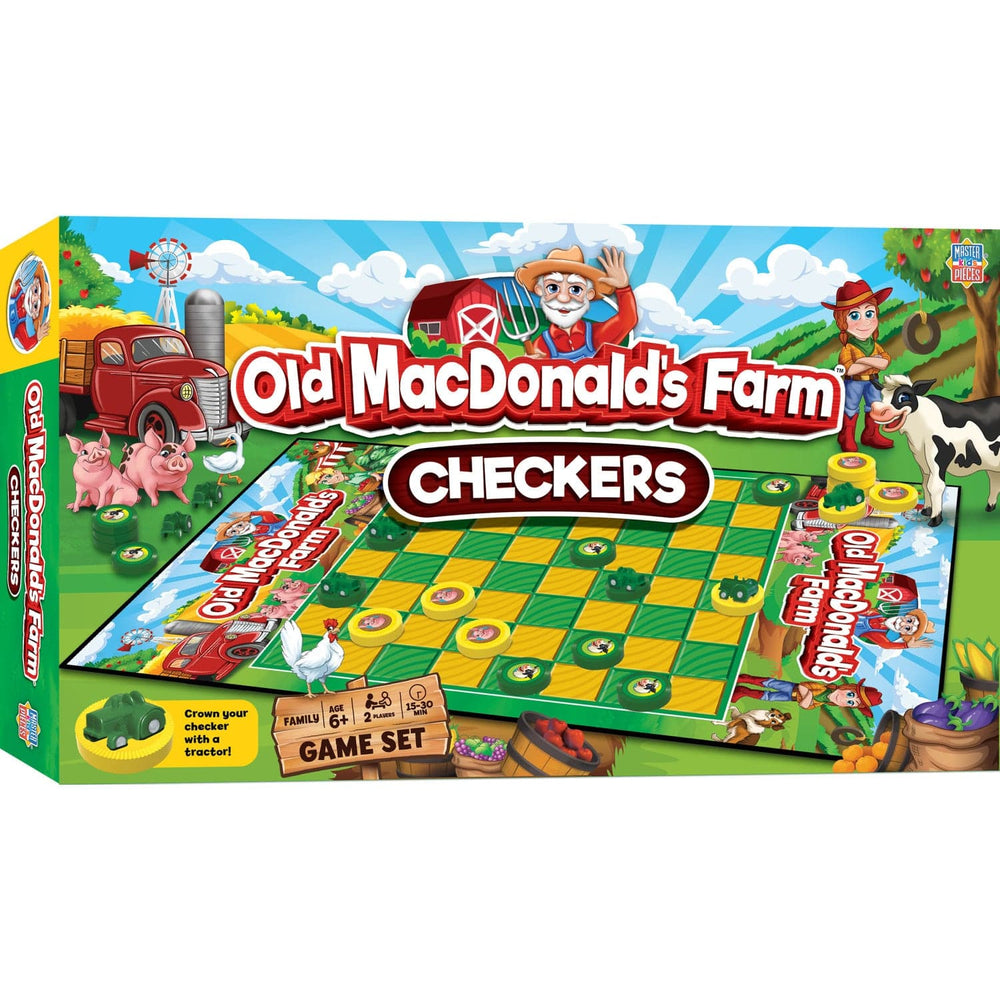 Old MacDonald's Farm Checkers Board Game (ONLINE ORDER ONLY)