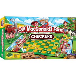 Old MacDonald's Farm Checkers Board Game (ONLINE ORDER ONLY)