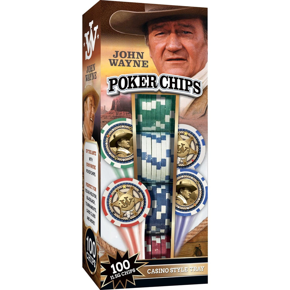 John Wayne 100 Piece Poker Chips (ONLINE ORDER ONLY)