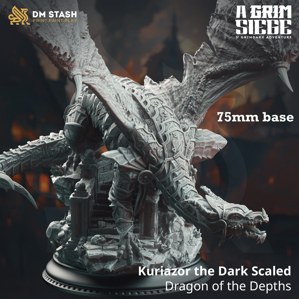 Kuriazor the Dark Scaled, Dragon of the Depths (Online Only)