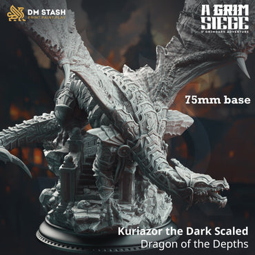 Kuriazor the Dark Scaled, Dragon of the Depths (Online Only)