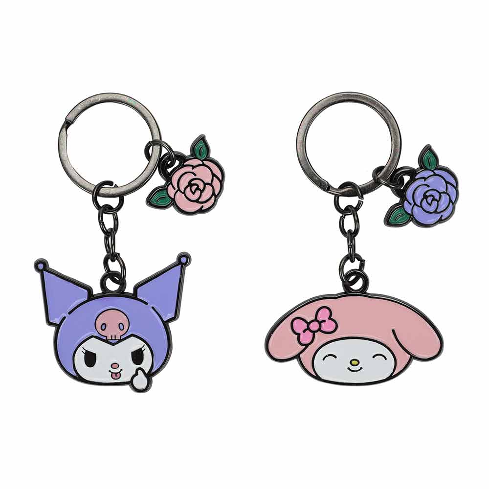 Kuromi and My Melody Besties Matching Sanrio Keychain Set (Online Order Only)