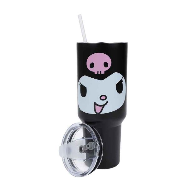 Sanrio Kuromi Stainless Steel Travel Mug 40oz (Online Order Only)