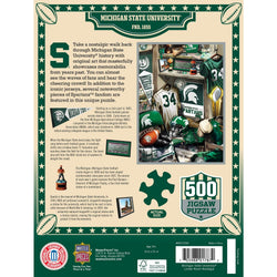 Michigan State Spartans - Locker Room 500 Piece Jigsaw Puzzle (ONLINE ORDER ONLY)
