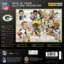 Green Bay Packers - All-Time Greats 500 Piece Jigsaw Puzzle