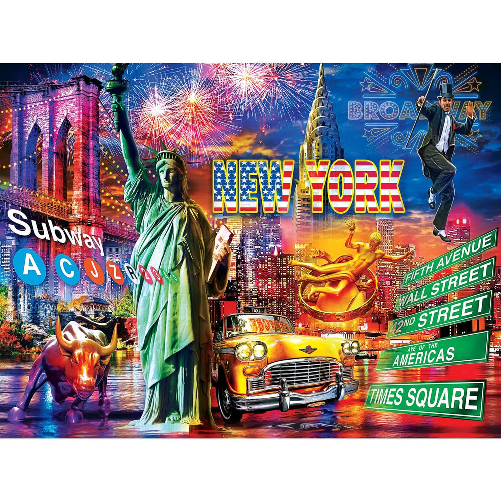 Greetings From New York City - 550 Piece Jigsaw Puzzle (ONLINE ORDER ONLY)