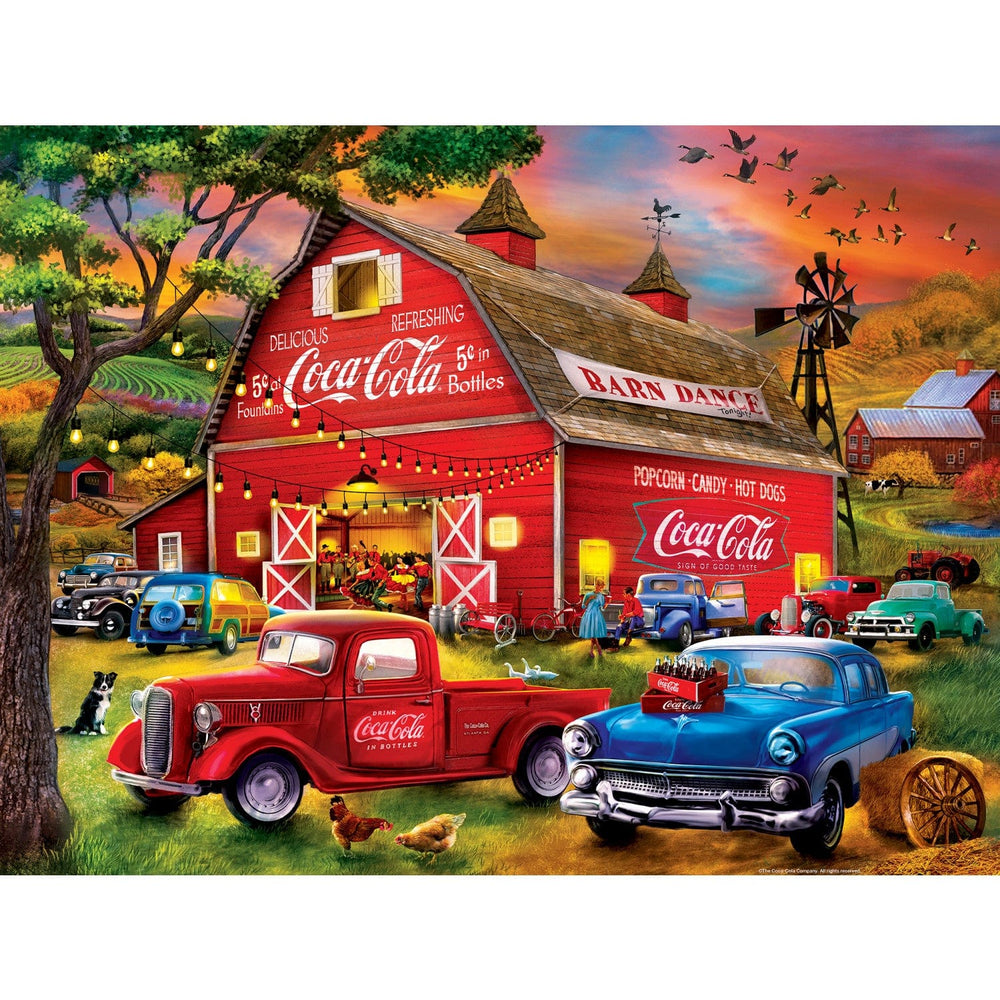 Coca-Cola - Barn Dance 300 Piece EZ Grip Jigsaw Puzzle (ONLINE ORDER ONLY)