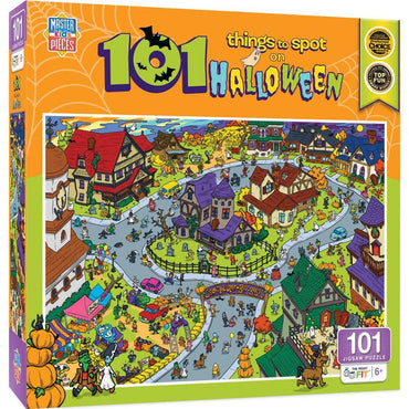 101 Things to Spot on Halloween - 101 Piece Jigsaw Puzzle (ONLINE ORDER ONLY)