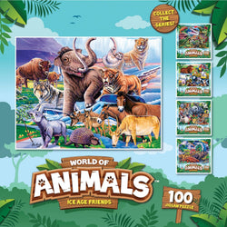 World of Animals - Ice Age Friends 100 Piece Jigsaw Puzzle (ONLINE ORDER ONLY)