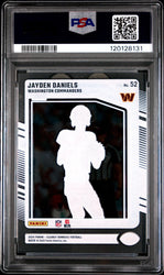 Graded 2024 Panini Clearly Donruss Jayden Daniels #52 Rookie RC Football Card PSA 10 Gem Mint (ONLINE ORDER ONLY)