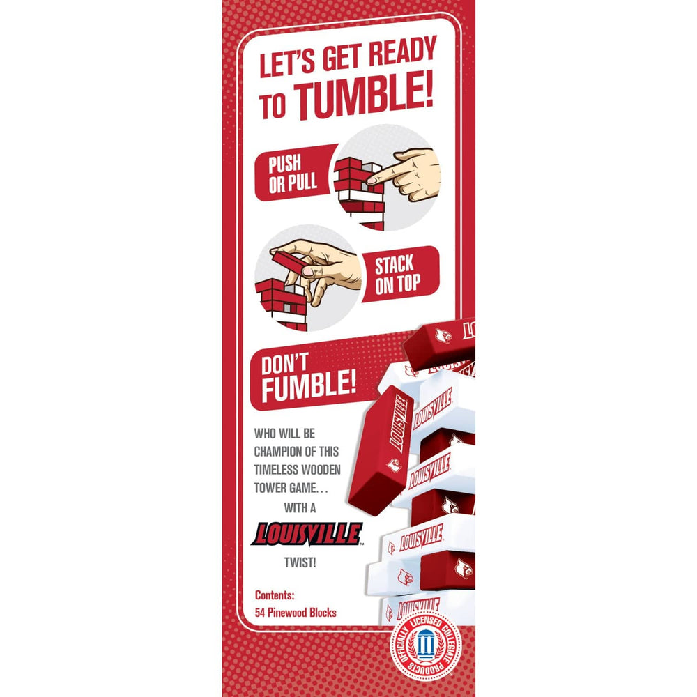 Louisville Cardinals Tumble Tower (ONLINE ORDER ONLY)
