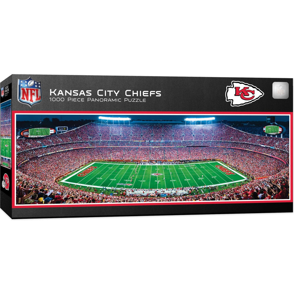 Kansas City Chiefs - 1000 Piece Panoramic Jigsaw Puzzle - Center View (ONLINE ORDER ONLY)