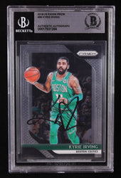 Kyrie Irving Signed 2018-19 Panini Prizm #98 (BGS) (Online Order Only)