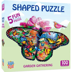 Garden Gathering - 100 Piece Shaped Jigsaw Puzzle (ONLINE ORDER ONLY)