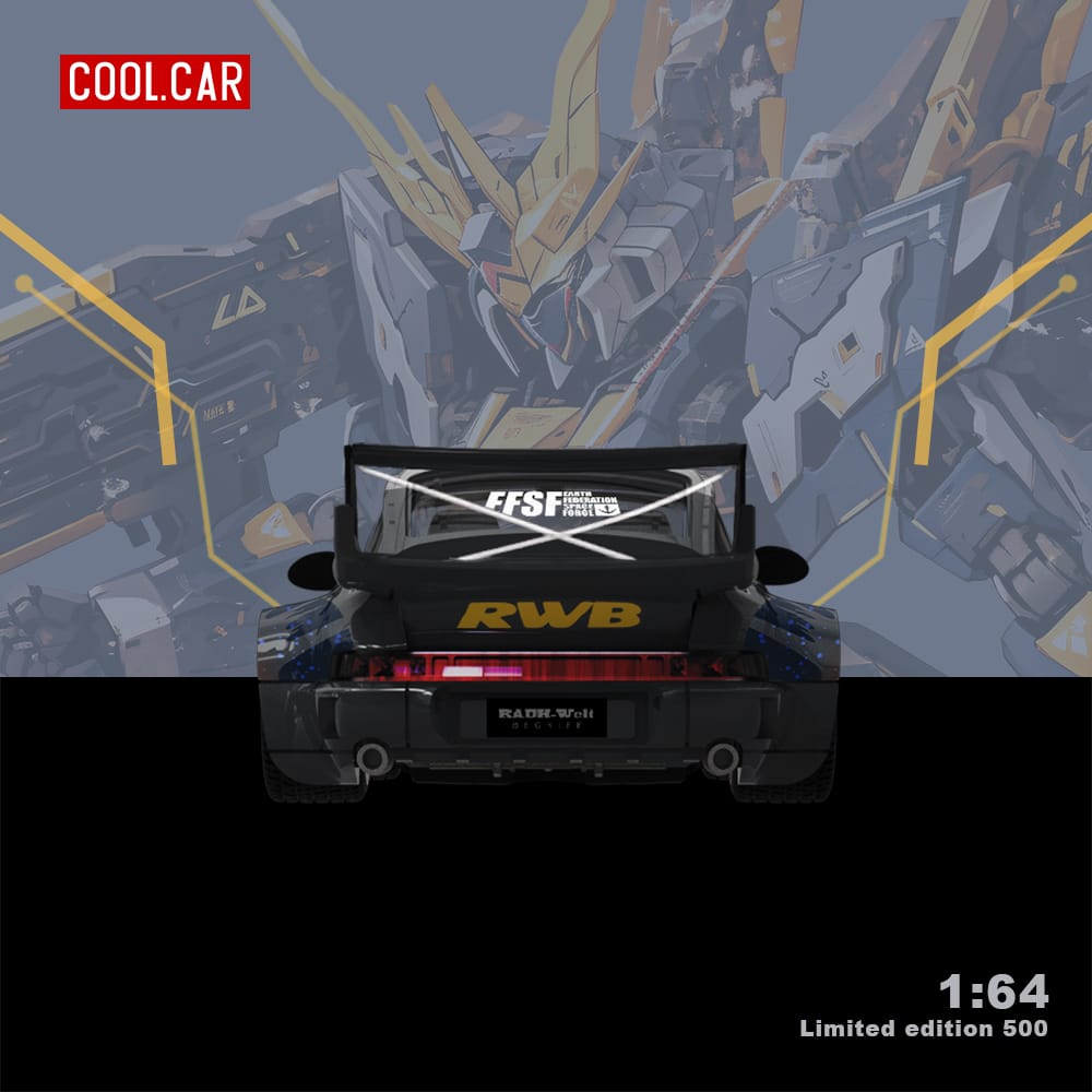 Cool Car Porsche RWB 964 BANSHEE MECHA Livery Figure Version 1:64 (ONLINE ORDER ONLY)