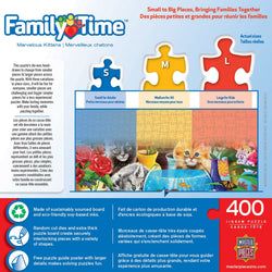 Family Time - Marvelous Kittens 400 Piece Jigsaw Puzzle (ONLINE ORDER ONLY)