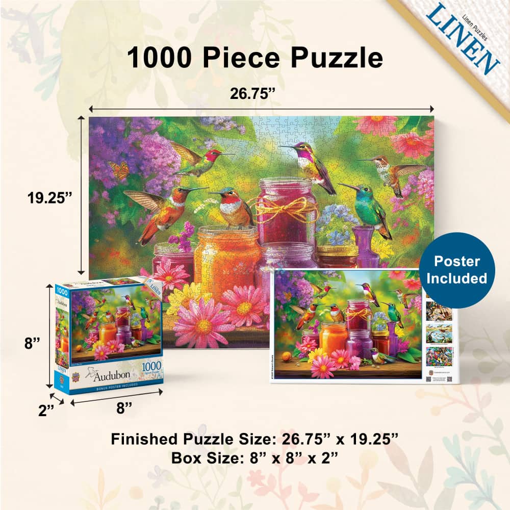 Audubon - Nature's Bounty 1000 Piece Jigsaw Puzzle