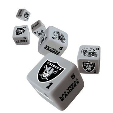 Las Vegas Raiders Dice Set - 19mm (ONLINE ORDER ONLY)