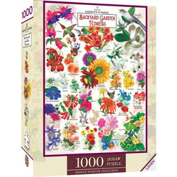 Farmer's Almanac - Backyard Garden Flowers 1000 Piece Jigsaw Puzzle (ONLINE ORDER ONLY)