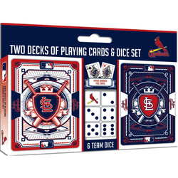 St. Louis Cardinals - 2-Pack Playing Cards & Dice Set