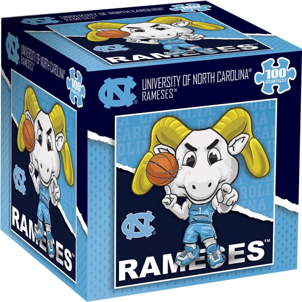 UNC Tar Heels - NCAA Mascot 100 Piece Jigsaw Puzzle (ONLINE ORDER ONLY)