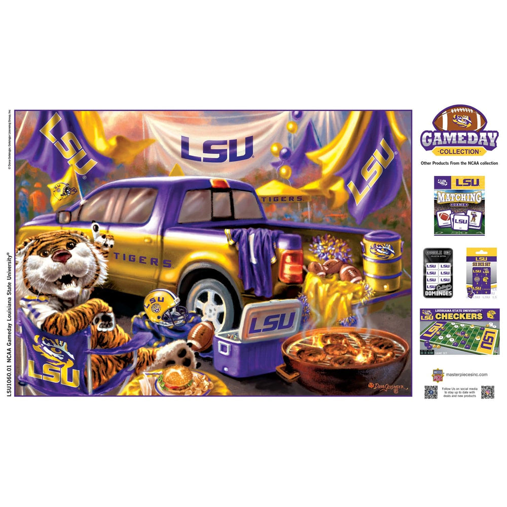 LSU Tigers - Gameday 1000 Piece Jigsaw Puzzle (ONLINE ORDER ONLY)