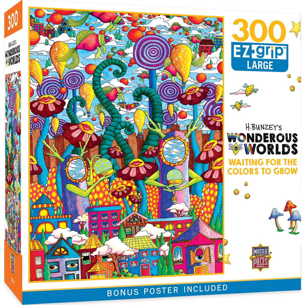 Wonderous Worlds - Waiting for the Colors to Grow 300 Piece EZ Grip Jigsaw Puzzle (ONLINE ORDER ONLY)