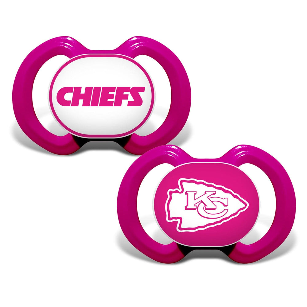 Kansas City Chiefs - Pink Pacifier 2-Pack (ONLINE ORDER ONLY)