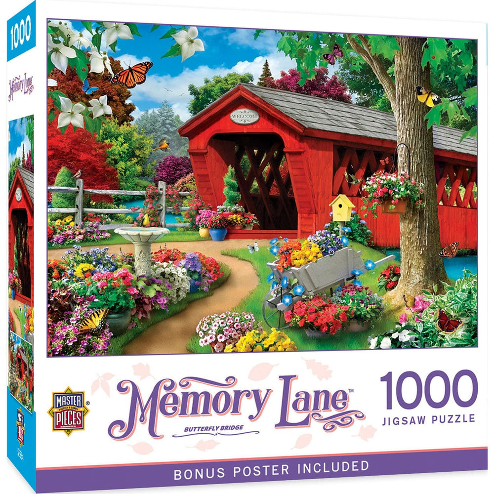 Memory Lane - Butterfly Bridge 1000 Piece Jigsaw Puzzle (ONLINE ORDER ONLY)