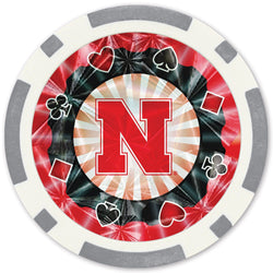 Nebraska Cornhuskers 20 Piece Poker Chips (ONLINE ORDER ONLY)