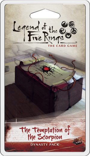 Legend of the Five Rings LCG: The Temptation of the Scorpion Dynasty Pack (ONLINE ORDER ONLY)