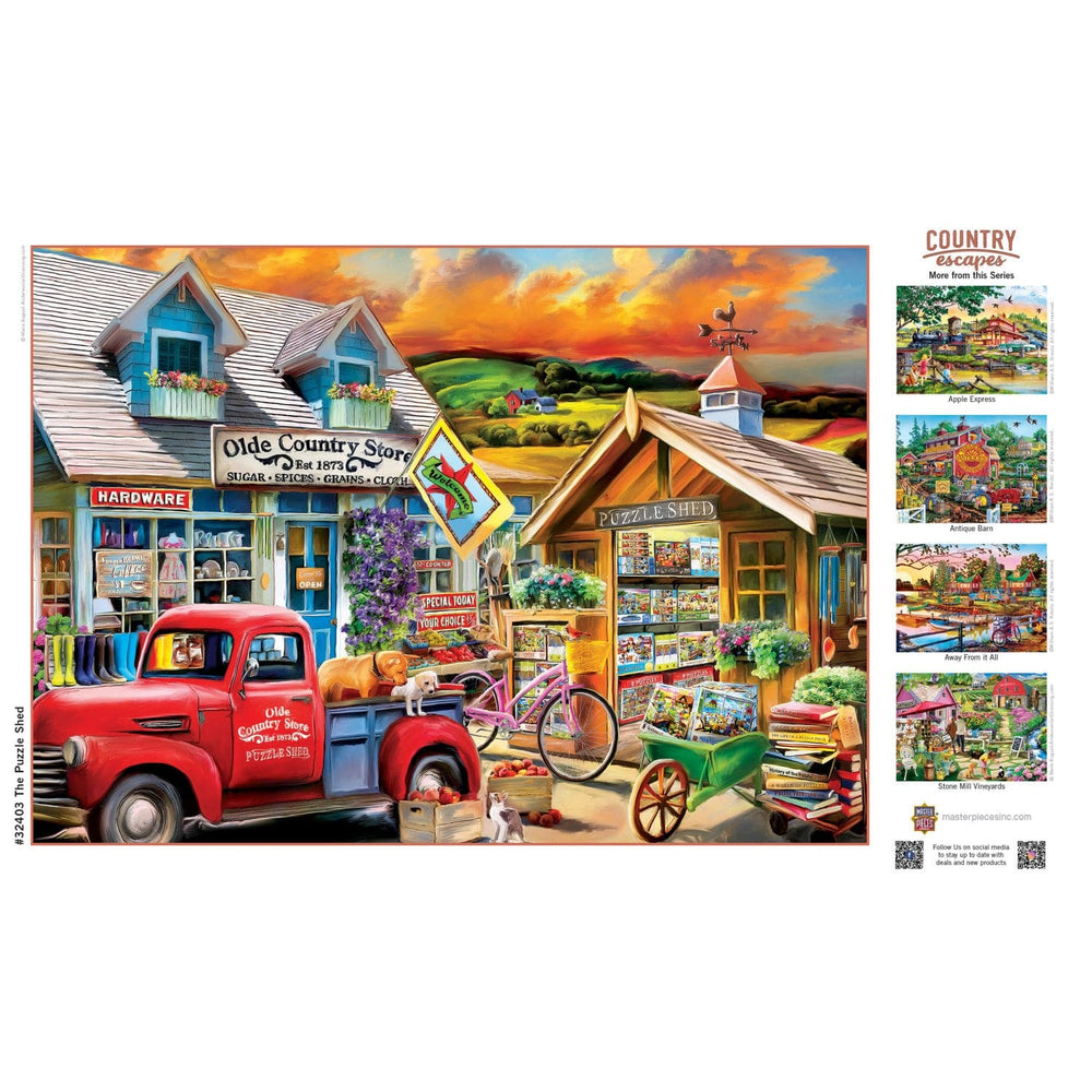 Country Escapes - The Puzzle Shed 500 Piece Jigsaw Puzzle (ONLINE ORDER ONLY)