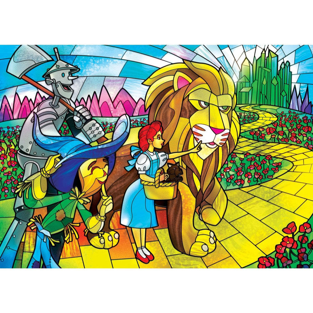 Stained Glass - Wizard of Oz 500 Piece Jigsaw Puzzle (ONLINE ORDER ONLY)