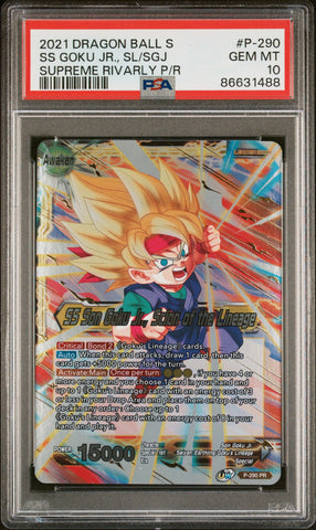 2021 DRAGON BALL SUPER SS GOKU JR., SL/SGJ #P-290 - PSA 10 (Online Order Only)