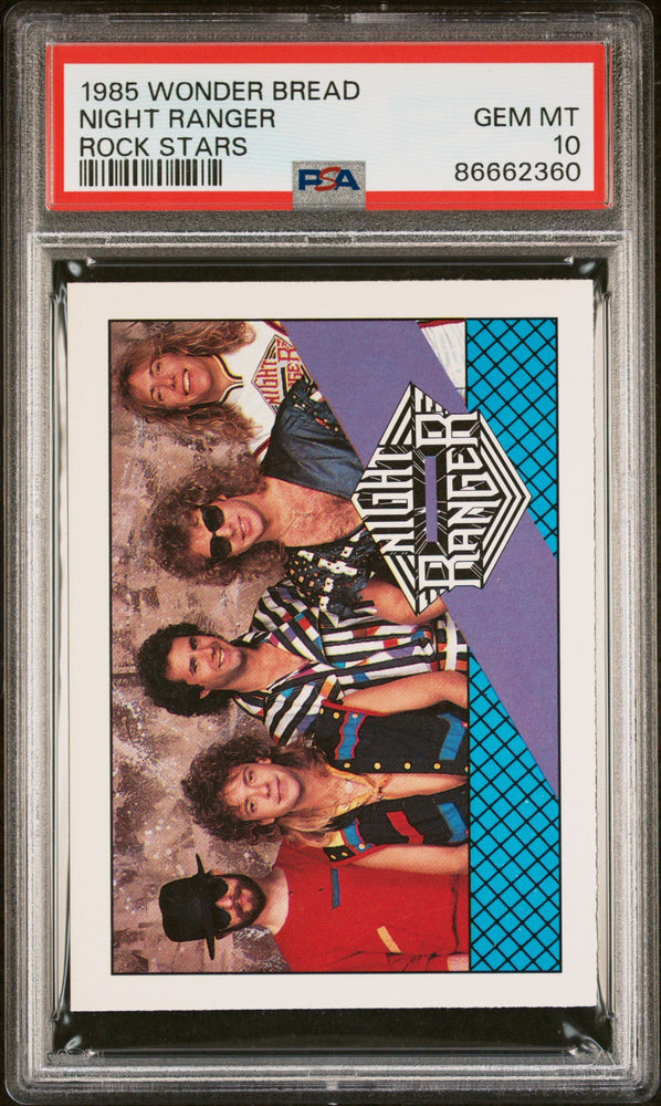 1985 WONDER BREAD ROCK STARS NIGHT RANGER ROCK STARS # - PSA 10 (Online Order Only)