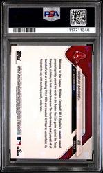 Graded 2025 Topps Now Kristian Campbell #20 Gold Foil /50 Rookie RC Baseball Card PSA 9 Near Mint (ONLINE ORDER ONLY)