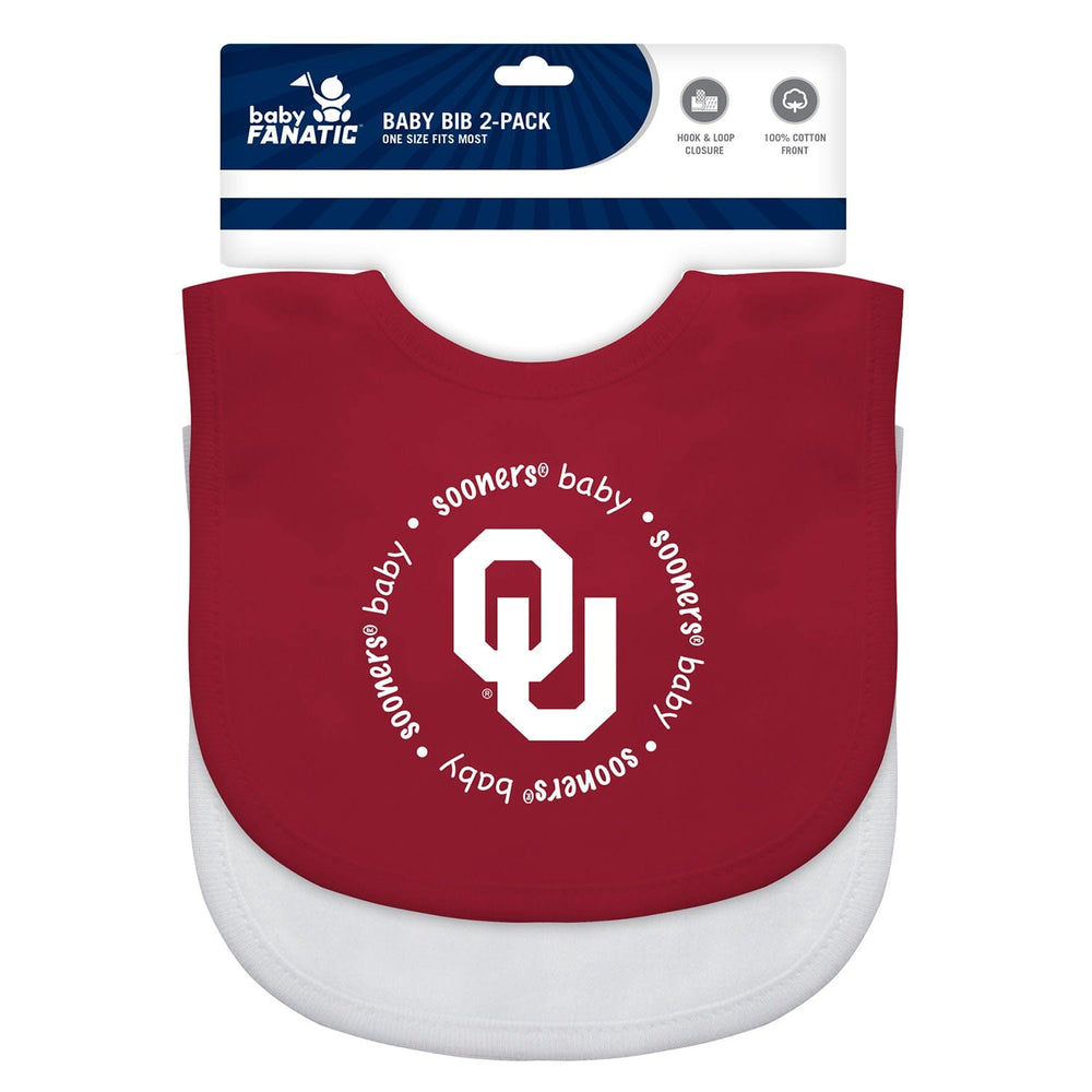 Oklahoma Sooners - Baby Bibs 2-Pack (ONLINE ORDER ONLY)
