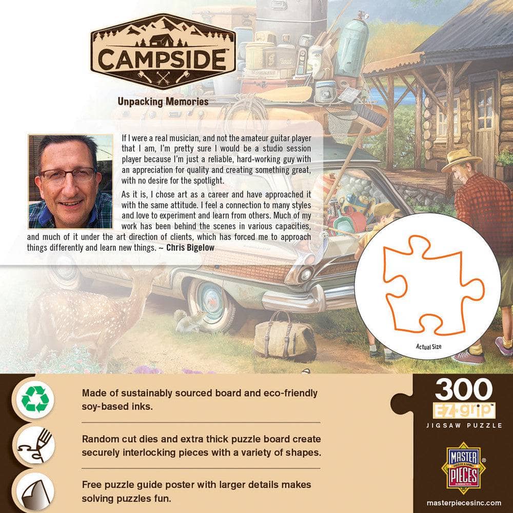Campside - Unpacking Memories 300 Piece EZ Grip Jigsaw Puzzle (ONLINE ORDER ONLY)