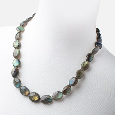 Labradorite Plain Nugget Necklace AAA (ONLINE ORDER ONLY)