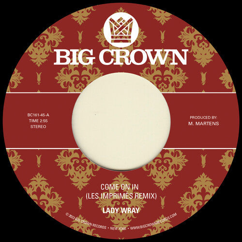 Lady Wray - Come On In (Les Imprimes Remix) / Under The Sun (Surprise Chef Remix) (7" Vinyl) [Vinyl]