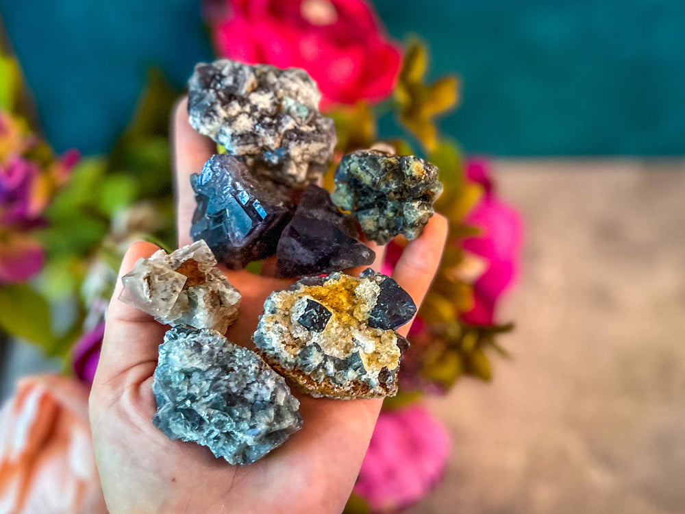 RARE Lady Annabella Fluorite Clusters, Green Purple Yellow and Clear Fluorite, CLOSED Mine! (ONLINE ORDER ONLY)