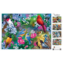 Audubon - Songbird Collage 1000 Piece Jigsaw Puzzle (ONLINE ORDER ONLY)