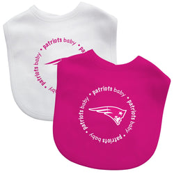 New England Patriots - Baby Bibs 2-Pack - Pink Set (ONLINE ORDER ONLY)