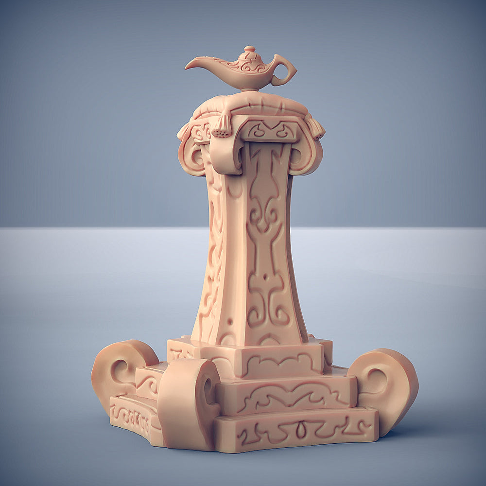 3D Printed Artisan Guild Magic Lamp Altar Rakshakin Headhunters 28mm 32mm (Online Only)
