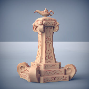 3D Printed Artisan Guild Magic Lamp Altar Rakshakin Headhunters 28mm 32mm (Online Only)