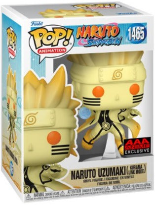 Funko Pop Animation Naruto Shippuden Naruto Uzumaki (Kurama Link Mode) 1465 AAA Anime Exclusive